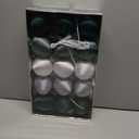 3.15 Inch Satin Christmas Tree Ornaments15 Pcs Velvet Christmas Balls Bulk Set Plastic Shatterproof Xmas Hanging Ornaments Decorations for Tree Garland(Green Silver White)