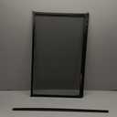 Lippert Components 859794 Screen Defender RV Entry Door Aluminum Screen Protector, 30-inch, Black