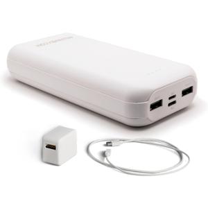 4ALLFAMILY 20000mah Portable POWERBANK | Engineered Specifically to fit USB Version Coolers Voyager and Explorer Medicine Cooler Travel Case | Compatible with Most Other Gadgets