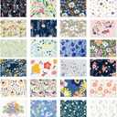 24 Pack Boxed Floral Blank Greeting Cards with Self-adhesive Envelopes For All Occasion, 24 Unique Watercolor Designs No Repeats