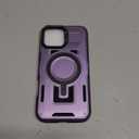 for iPhone 16 Plus Case Compatible with MagSafe,Built-in Camera Ring Stand, 23 FT Military-Grade Drop Protection Magnetic Cover for iPhone 16 Plus 6.7'',Purple