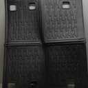 Cargo Mat Compatible with 2018-2024 Jeep Wrangler JL 4 Door 4X4(Fuel Version), Black TPE Trunk Liner Cargo Liner Rear All-Weather Protection for Jeep Wrangler 4 Door JL Accessories Cargo mat