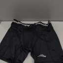 COOLOMG Mens Compression Shorts with Cup Athletic Baseball Underwear for Football MMA Lacrosse Field Hockey (Medium, Black)