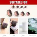 40 Grit Abrasives Aluminum Oxide 2 Inch Flap Wheel - 1 Length 1/4" Shank Mounted Sander for Deburring, Sanding, Grinding, Paint Removal,Polishing Wheel for Drill & Grinder (4pcs)