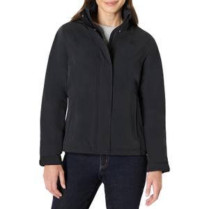 Amazon Essentials Women's Regular-Fit Lightweight Waterproof Long Hooded Rain Jacket