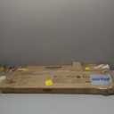 unho Universal Against The Wall TV Stand Floor: Free Standing Mount Stand with Height Adjustable Bracket for TV Bench Compatible with 32-85 inch Flat Panel LED LCD Plasma Screens (White)