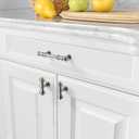 Asidrama 10 Pack 3 Inch(76mm) Brushed Satin Nickel Kitchen Cabinet Handles, Cabinet Pulls Kitchen Cabinet Hardware for Cupboard Drawer Pulls