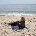 Mosobam Soft Fouta Peshtemal 35X70, Charcoal Black, Fall Cacala Fleece Blankets, Luxury Scarf Sarong, Hamam Towel, Lightweight Travel Outdoor Picnic Blanket Throw, Viscose Made from Bamboo