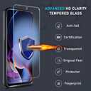 Janmitta Compatible with Moto G Stylus 5G 2024 Case with Screen Protector,Heavy Duty Shockproof Full Body Phone Cover Built in Metal Ring Holder Kickstand,Black Matte