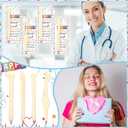 2 x 24 Sets Physical Therapy Month PT Gifts Include Bone Shape Ballpoint Pens Thank You Card Therapist Thank You PT Gift for Physical Therapy Party Supplies