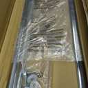 Organize It All 3 Bar Bathroom Towel Drying Rack & Holder with Shelf , Chrome, 62443W-1