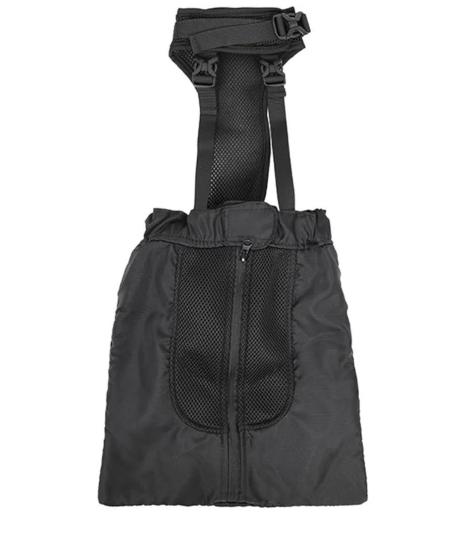 Dog Drag Bag for Paralyzed Rear Legs- Dog Wheelchair Alternative ，Protects Chest and Limbs (Small)