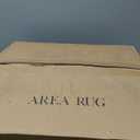 GarveeHome Provence 5x7 Area Rugs, Botanical Grove Vintage Cottagecore Non-Slip Washable Rug for Bedroom Living Room Nursery Kitchen Low-Pile Carpet Retro Blue (Oriental Misty Blue)