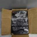 Concealed Joist Hangers, 10 Pcs 2"x4" Outdoor Trim Concealed Flanges with Screws,, for Beam,Swing, Handrail,Fence (10, 2"x4")