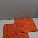 Throw Pillow Covers 16x16 Burnt Orange: Pack of 2 Cozy Soft Velvet Square Modern Luxury Decorative Throw Pillow Cases for Sofa Couch Living Room Bed Home Decor