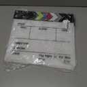 3 x Movie Film Video Clapboard irector's Cut Action Scene Clapper Board,Movie Theme Party Decorations - Black/Colorful, 11.8x10.6 inches (Acrylic Material)