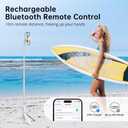 2 x SYNCWIRE 55" Selfie Stick Tripod for iPhone, 3 in 1 Extendable Phone Selfie Stick with Remote, Aluminum Travel Tripod for iPhone 17/16/15/14/13/12 Series and More Smartphones (White)