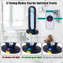 Home Disinfection Device,UV Light Sanitizer for Dust Mites, Ultraviolet Light Sanitizer for Room,UVO 254 Lamp,UVC Lamp with Remote Control