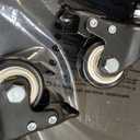 Heavy-Duty Rolling TV Stand for 3285" Screens  Supports 187 lbs (154 lbs TV + 33 lbs Shelf), Stable Mobile TV Cart with Shelf & Locking Wheels, Floor TV Stand, Max VESA 600x400, Black