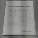 Lekvey Bluetooth Number Pad, Aluminum Rechargeable Wireless Numeric Keypad Slim 34Keys External Numpad Keyboard Data Entry for Laptop, MacBook, MacBook Air/Pro, iMac, Windows, Surface Pro  Silver