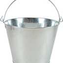 5-Quart Galvanized Pail Beer Bucket 9x9x7 inches (Pack of 1)