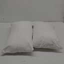 MIULEE Throw Pillows Inserts, Pack of 2 12x20 Inch 100% Virgin Fiber Filling Bed Couch Pillows