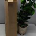 SAROSORA Artificial Ficus Tree Small Fake Plants in Weaved Pot 20" Height for Living Room Desktop Decor Indoor Home Office Ins Style (Green, 1)