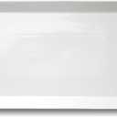 4 x MIECOO Large Serving Platter, 18.5" x 11.5" White Serving Tray, Rectangular Porcelain Plate for Party, Wedding, Birthday, Entertaining, Food, Appetizer, Fruit, Sushi, Dessert, 18.5" x 11.5", 1Pack