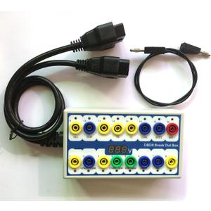 OBD Detector Breakout Box CAN Data Line Signal,Car Fault Diagnostic Scan Tool White