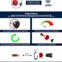 [3-Size Set] Copper Pipe Cleaner for Drill, Clean 1/2, 3/4, 1-in Copper Pipes & Tubes for Soldering, 3 Tube Cleaning Brushes, Model InerLok050, 075, 100, w/ Stainless-Steel Wire Bristles & 1/4 Shank