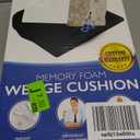 Benazcap Memory Foam Seat Cushion for Office Chair, Ergonomic Chair Cushions for Tailbone Pain Relief, Sciatica & Back Support, Office Chair Cushion & Car Seat Cushion (Black)