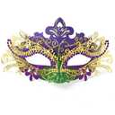 Pretishows Mardi Gras Masquerade Mask for Women Venetian Carnival Mask