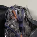 Curtain Rod Bracket No Drilling 16pcs, Self Adhesive Nail Free Curtain Rod Wall Brackets Hooks, Adjustable Drapery Towel Holder Fixing Hook for Home Bathroom Kitchen and Hotel Use (Black)