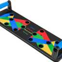 Push Up Board 9 in 1 Home Workout Equipment Multi-Functional Pushup Bar System Fitness Floor Chest Muscle Exercise Professional Equipment Burn Fat Strength Training Arm Multicolor