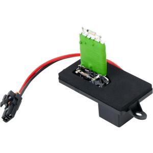BlueStars 89019089 Blower Motor Resistor - Compatible with Chevy Cadillac GMC with 2 Bolt Mounting Flange - Silverado Avalanche Sierra Yukon Escalade - Replaces 973-409 15305077 22807122