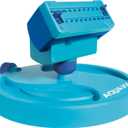 Aqua Joe AJ-OSPR20 Mini Oscillating Sprinkler on Sled Base 20 Nozzles, 4 Spray Patterns, up to 4,250 sq. ft. Coverage