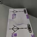 DJ Lights with Stand, 5 in 1 Party Bar Light Set with Rotating Ball, Strobe, UV, Colorful LED Par Light and Pattern, Sound Activated DJ Lighting System for Disco Stage Gig Band Wedding