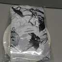 Halloween Party Decorations Crows Tableware 142Pcs Gothic Halloween Plates and Napkins Silhouette Tree Crow Bird Cage Banner Tablecloth for HALLOWEEN Horror Theme Party Supplies