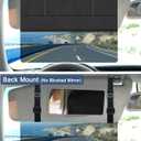 NAZZO Car Visor Extender Sun Blocker, Polarized Sunvisor Extension with Removable Magnetic PC Lens, Anti Glare Car Visor Extended for Safe Driving, Universal for SUV, Family Automotive, Black