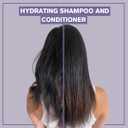 Alcve - Hydrating Shampoo & Conditioner Duo - All Hair Types - Sulfate-Free - Moisturizing & Nourishing - With Evening Primrose Oil - Mango Extract - Argan Oil - Anti-Frizz - Color-Safe - 10oz