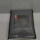 Empyrean Charcoal Grey Extra Deep Pocket Fitted Sheet Queen, Hotel Luxury Queen Fitted Sheet Only Easily Fits 18 to 24 Inch Mattress, Super Soft, Wrinkle-Free Bottom Sheets with Corner Straps