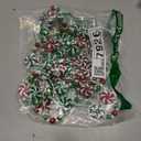 2pcs Peppermint Candy Garlands for Christmas Tree & Fireplace Decorations, Festive DIY Holiday Hanging Beads for Home Party(Multi-Colored)