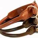 SIE Rolled Leather Dog Collars (14'', Black)