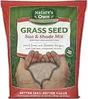 Mountain View Seeds Natures Own Sun & Shade Mix Grass Seed 8 lb (3.63kg)