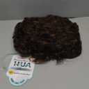HUA Short Wigs for Black Women Human Hair Glueless Clearance Pixie Cut Short Curly Wigs Ombre Highlights Brown Mix 150% Density Bouncy Curly Wear and Go Glueless Wig Human Hair for Black/White Women (P4/30)