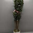 5.2FT Artificial Olive Tree with Lifelike Leaves & 34 Fruits, Potted Fake Plants for Office Home Bedroom, Artificial Plants Indoor Evergreen Faux Olive Tree for Modern Farmhouse Kitchen