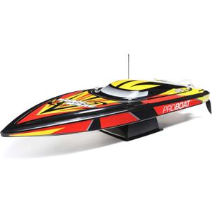 Pro Boat Sonicwake V2 36" Self-Righting Brushless RC Boat Deep-V RTR Batteries and Charger Not Inccuded Black PRB08032V2T1