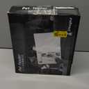 NACOCO Pet Standing Water Dispenser - Cat Dog Standing Bowl with Detachable Pole Automatically Feeding Water Height Adjustable(Grey-Pink Ear)