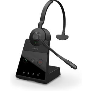 Jabra Engage 65 SE (Second Edition) Wireless Headset, Single-Ear Telephone Headset with Industry-Leading Wireless Performance, Advanced Noise-Cancelling Microphone, All Day Battery Life - Black