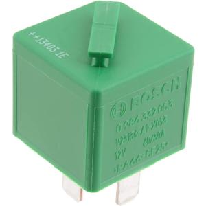 2 x BOSCH 0986332053 Changeover Mini Relay - 5 Pins, 12 V, 40/30 A - Single